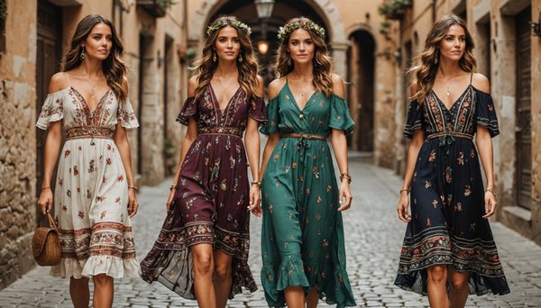 Découvrez les robes cocktail bohème qui subliment vos soirées